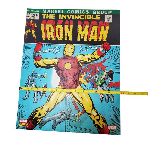 Marvel Avengers Invincible Iron man 16 X 20 Comic Cover Canvas Wall Art Decor - Picture 6 of 7